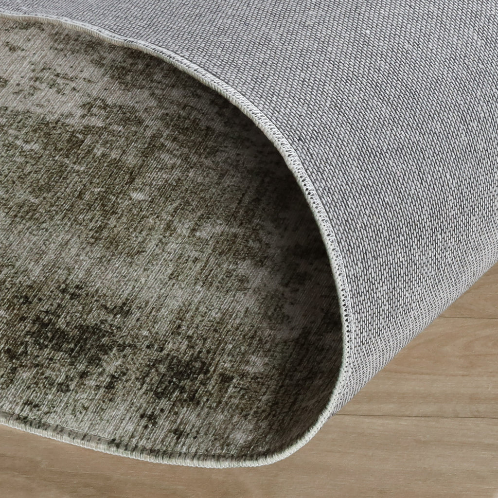 Abstract rug - Rusty Green