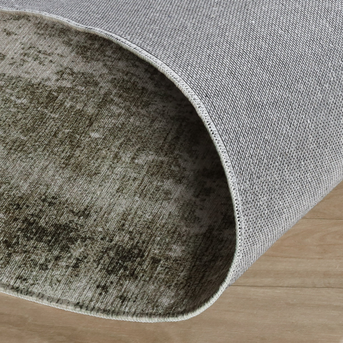 Abstract rug - Rusty Green