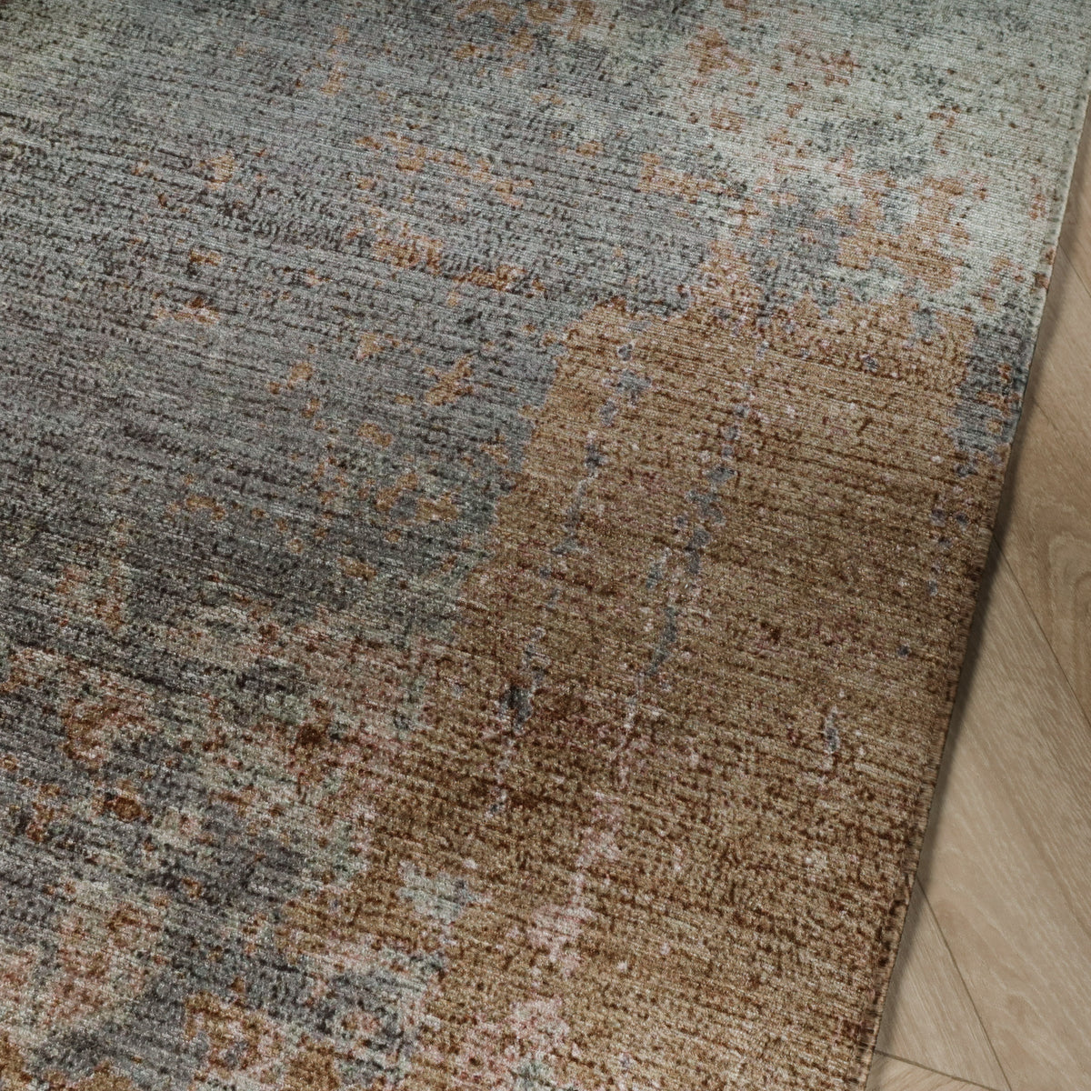 Abstract rug - Rusty Pastel