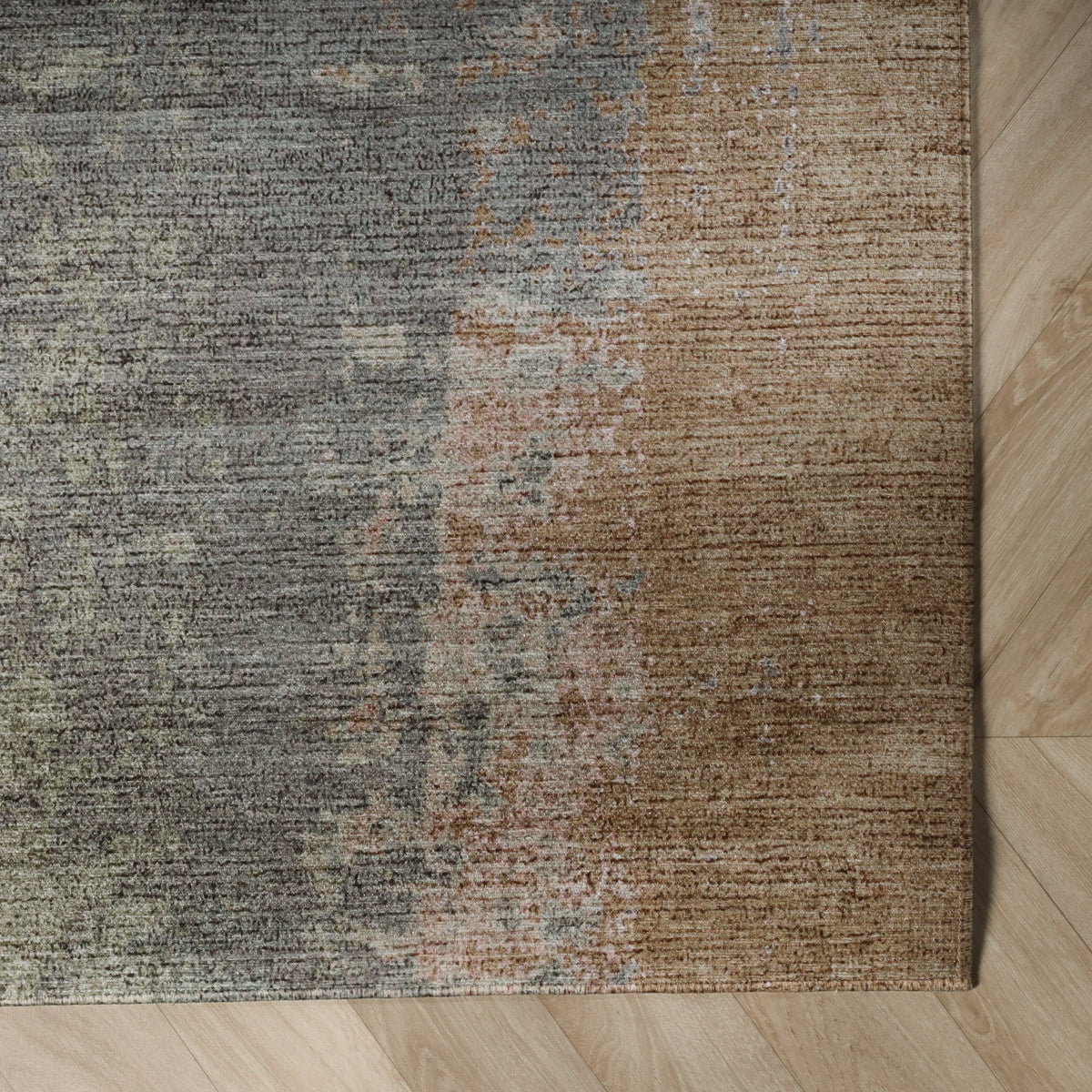 Abstract rug - Rusty Pastel