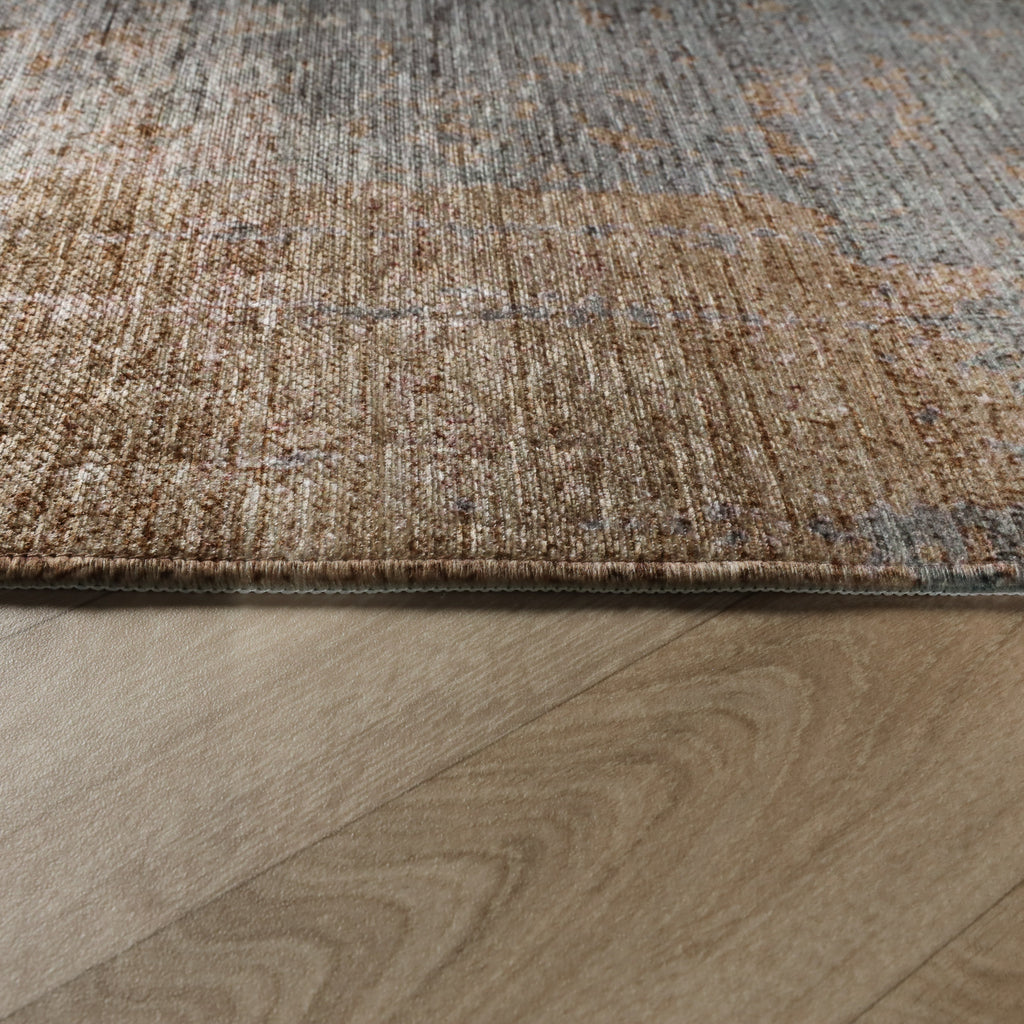 Abstract rug - Rusty Pastel
