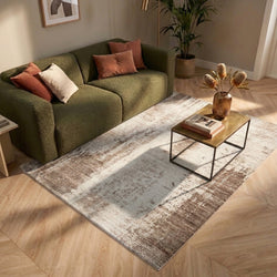 Abstract rug - Rusty Taupe