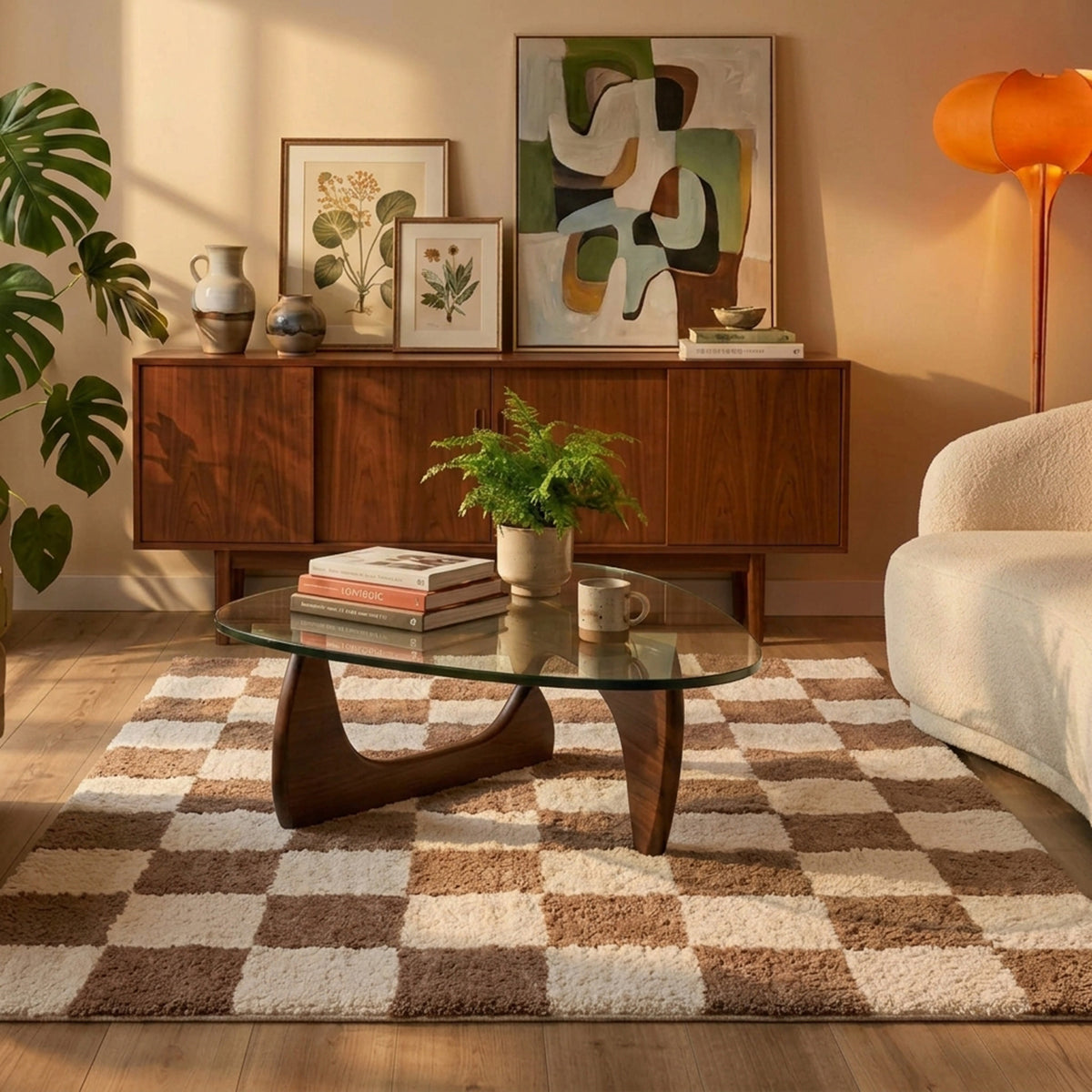 Checkerboard Rug - Blox Beige