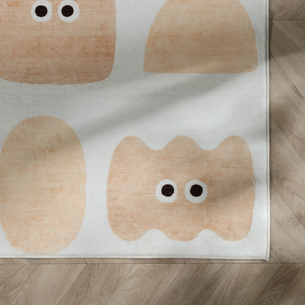 Children’s bedroom rug – Pip Shapes Beige