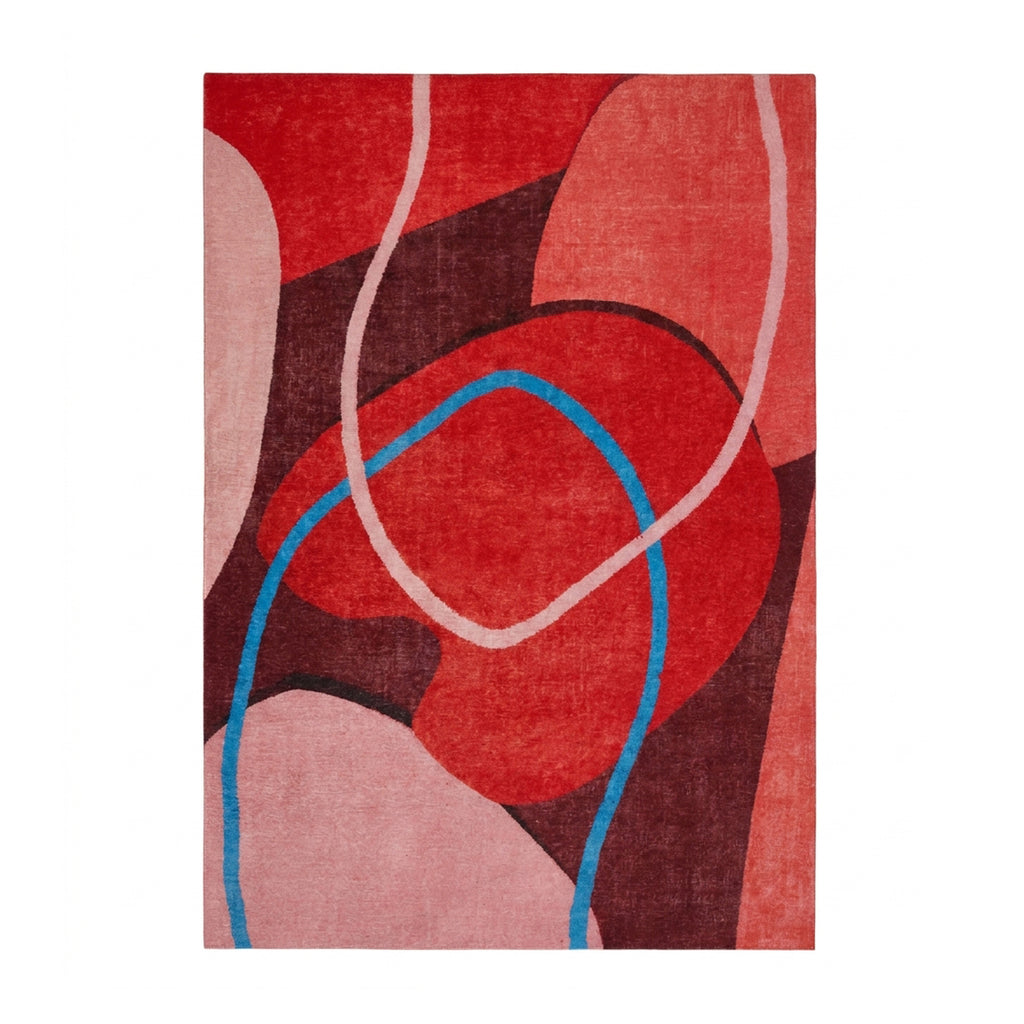 Designer Rug - Rooted Red/Pink