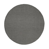 Round Outdoor Rug - Malta Arrow Black