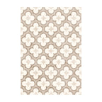 Geometric outdoor rug – Mosaic Clover Cream
