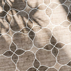 Geometric outdoor rug – Mosaic Dot Cream