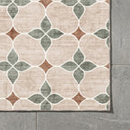 Geometryczny dywan zewnętrzny - Mosaic Dot Zielony