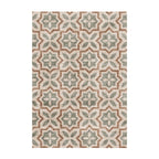 Geometric outdoor rug – Mosaic Medina Green