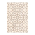 Geometric outdoor rug – Mosaic Petal Cream