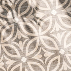 Geometric outdoor rug – Mosaic Petal Cream