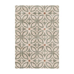 Geometric outdoor rug – Mosaic Petal Green