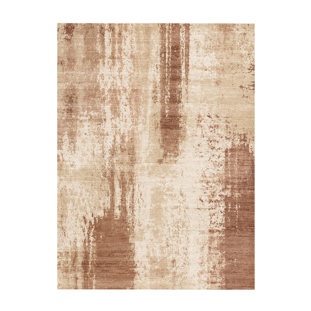 Abstrakcyjny dywan - Rusty Brown