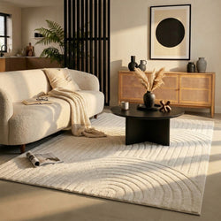 Japandi Rug - Yori Arches Cream