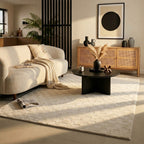 Japandi Rug - Yori Checkerboard Cream