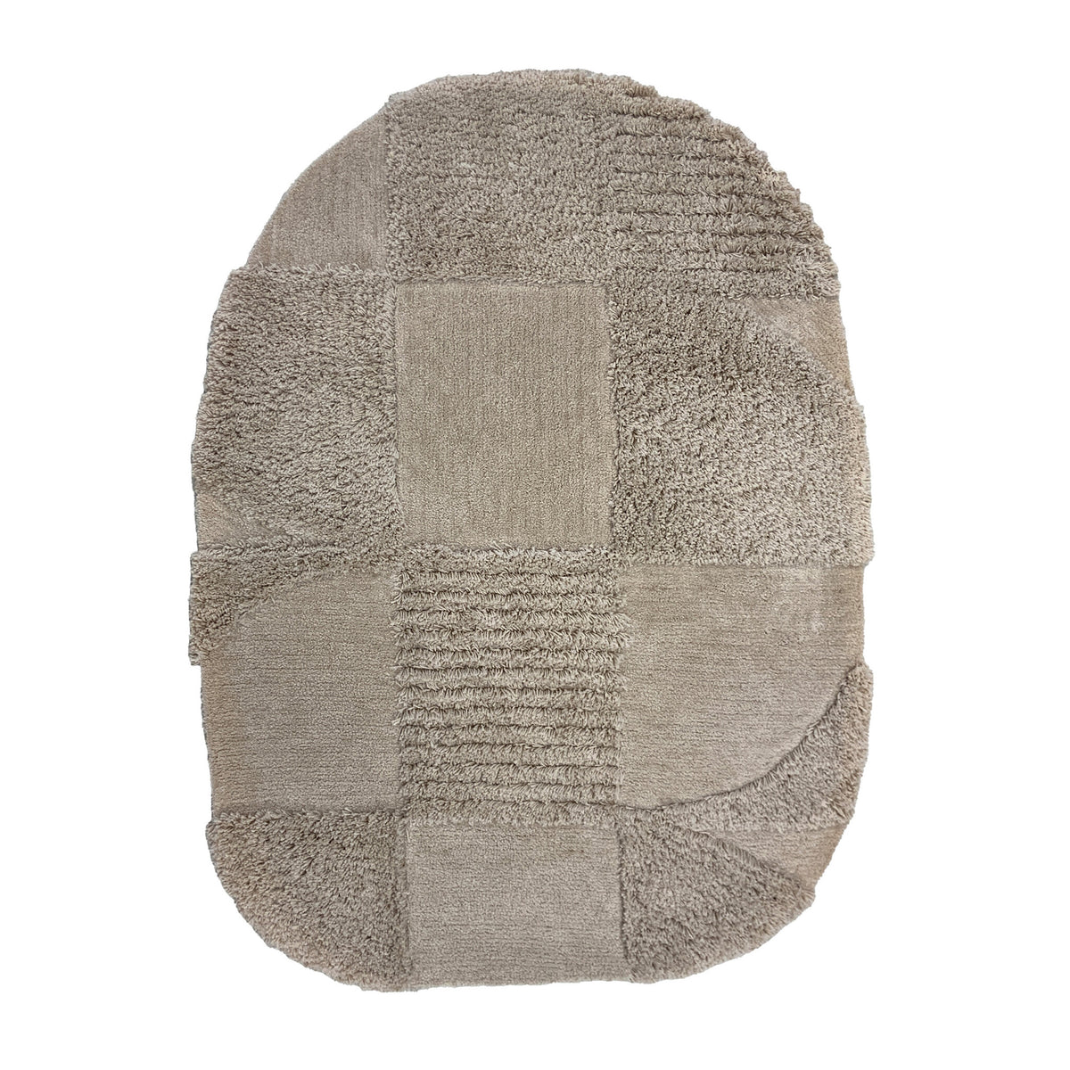 Dywan organiczny - Odette Shapes taupe