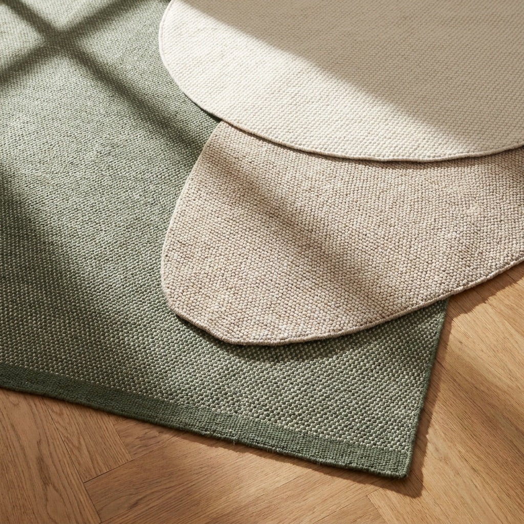 Irregular Rug - Bliss Cream/White