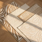 Washable Rug - Dunya Zebra White