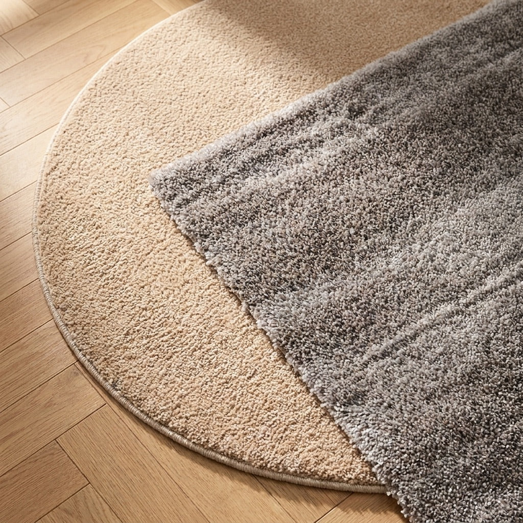 High Pile Rug - Glazy Light Grey