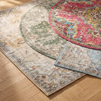 Oriental Rug - Leyla Medallion Light Blue