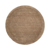 Round rug - Isara Border Brown