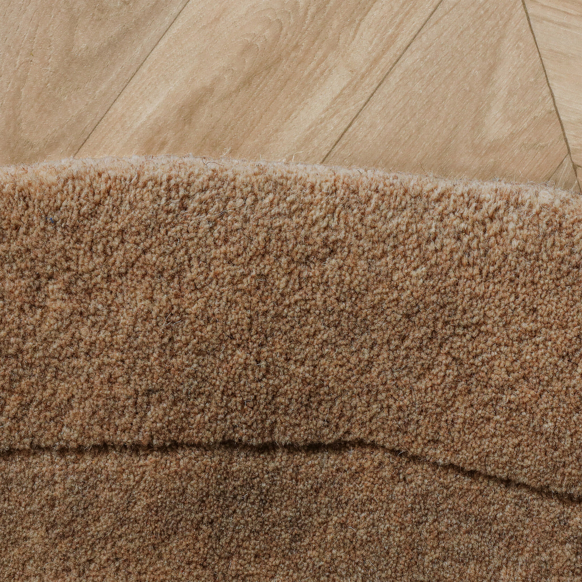 Round rug - Isara Border Brown