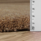 Round rug - Isara Border Brown