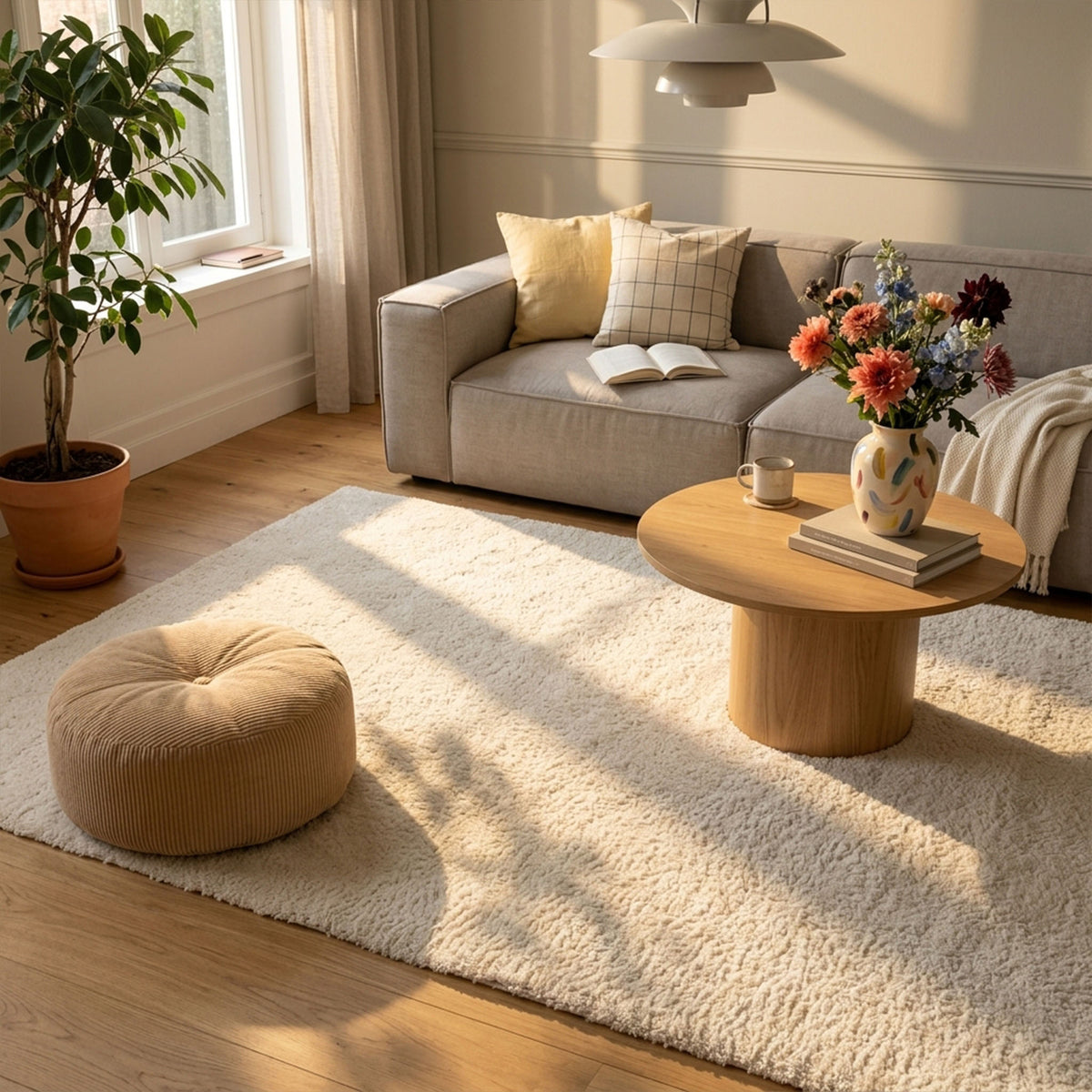 Soft rug - Teddy Cream