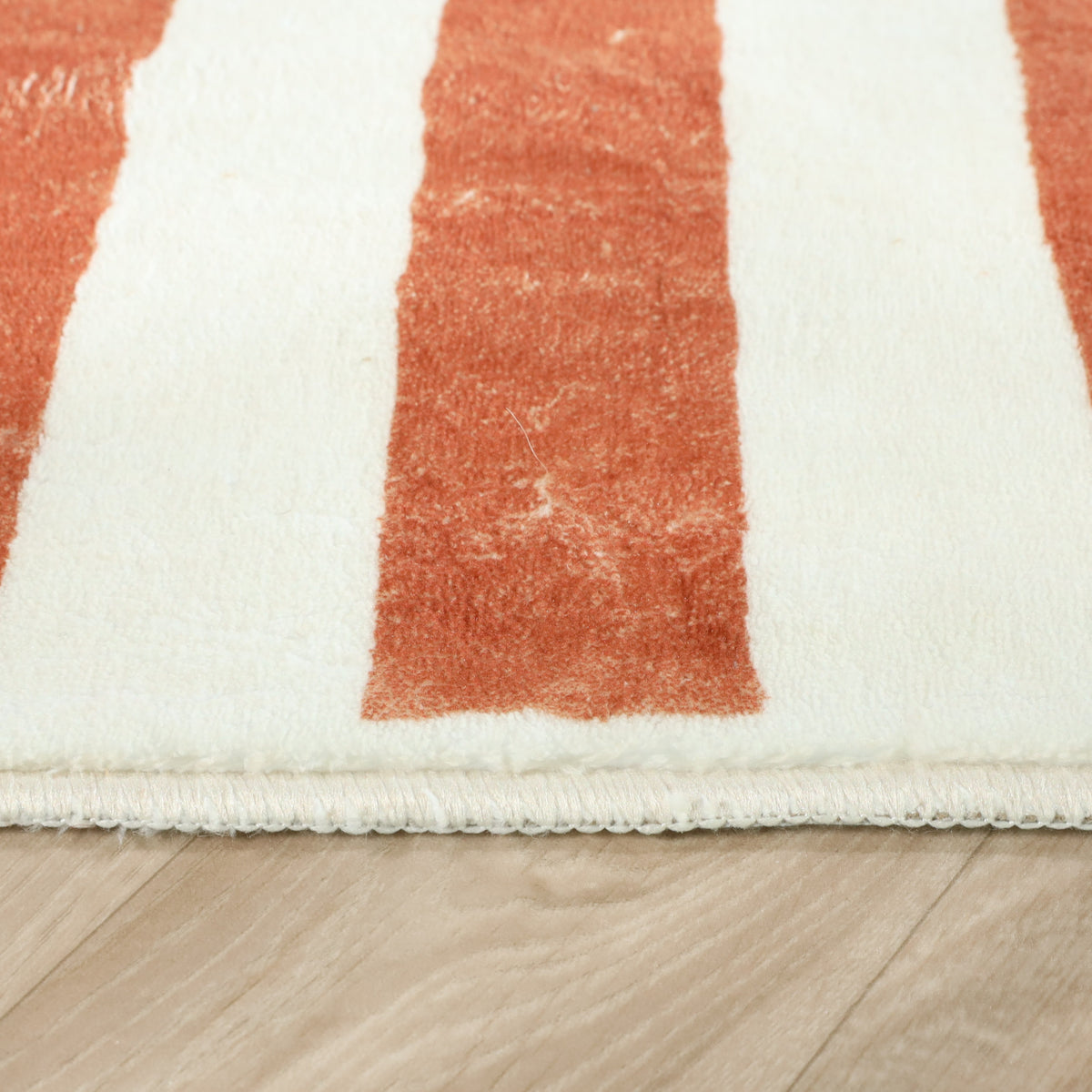 Washable children’s rug - Billy Blocks Terracotta