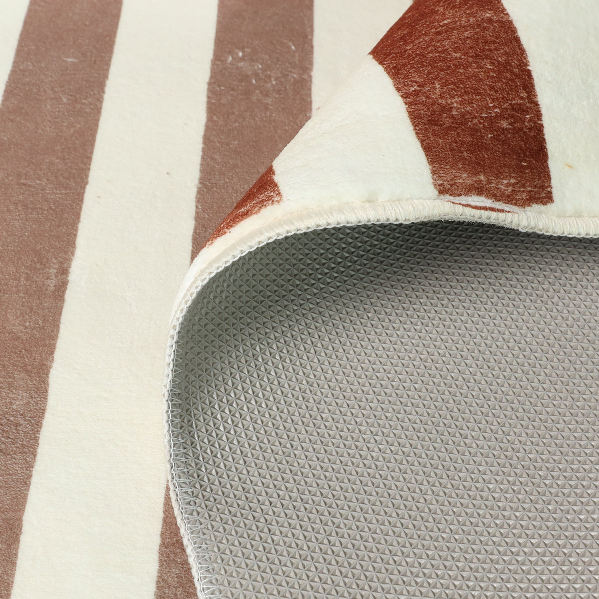 Washable children’s rug - Billy Blocks Terracotta