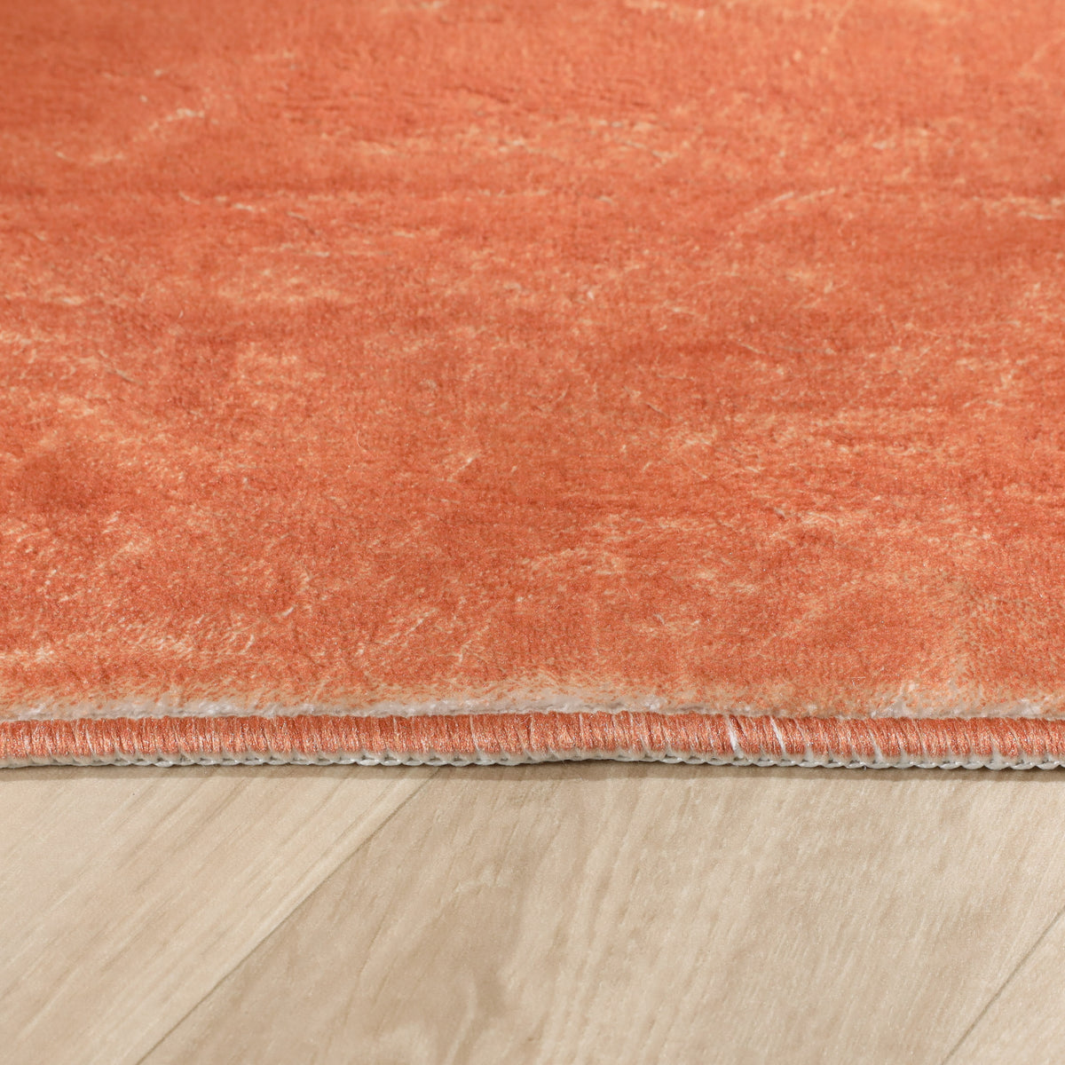 Washable children’s rug - Billy Shapes Terracotta