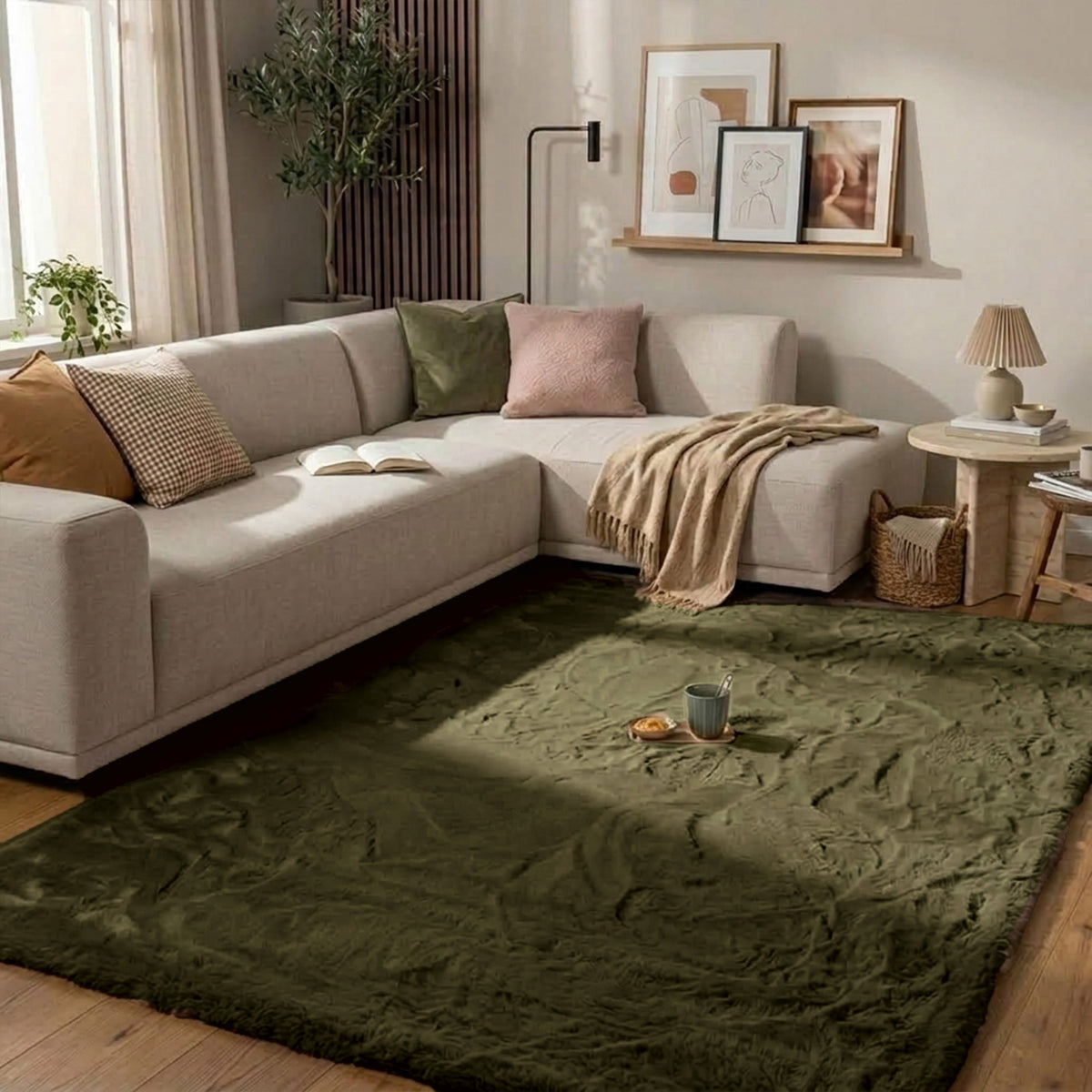 Soft High Pile Rug - Comfy Supreme Green