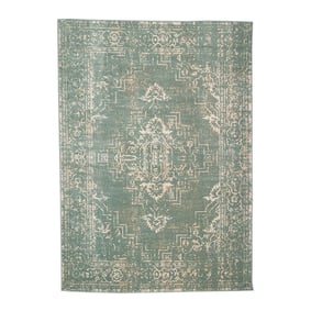 Dywan vintage - Spring Ethnic Zielony/Kremowy - product