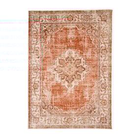 Dywan vintage - Spring Medaillon Terakota/Kremowy - product