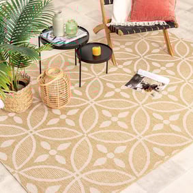 Dywan zewnętrzny - Summer Pattern Żółty