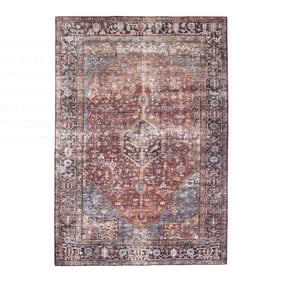 Dywan vintage - Lugan Bordowy - product