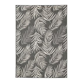 Dywan zewnętrzny - Malta Leaves Czarny - product
