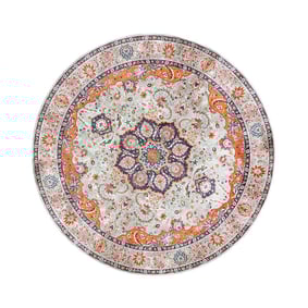 Dywan okrągły vintage - Imagine Medallion Zielony - product
