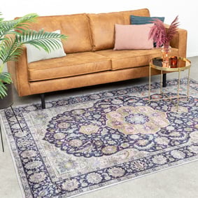 Dywan vintage - Imagine Medallion Niebieski