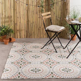Dywan zewnętrzny - Ranch Mandala Beżowy