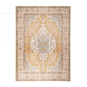Dywan vintage - Thirza Medaillon Ochra/Wielokolorowy - product