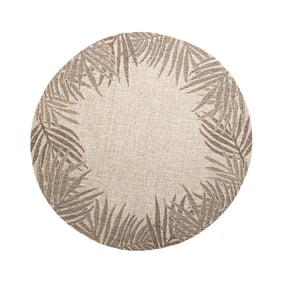 Dywan zewnętrzny okrągły - Tiga Edge Taupe - product