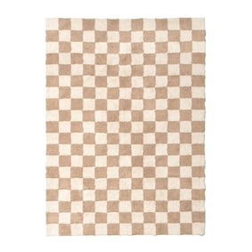 Dywan retro - Gambit Beżowy/Biały - product
