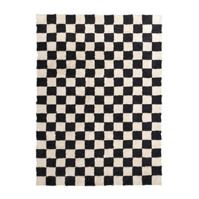Dywan retro - Gambit Czarny/Biały - product