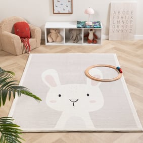 Dywan dziecięcy nadajacy się do prania - Simba Bunny Biały