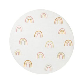 Dywan dziecięcy okrągły - Evi Rainbow Kolorowy - product