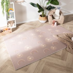 Mata piankowa puzzle - Alfie Sun Różowa