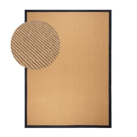 Dywan sizalowy - Tulum Border Czarny - product