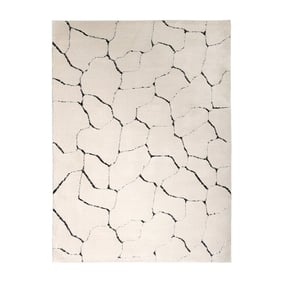Dywan skandynawski - Yune Stone Kremowy/Czarny - product